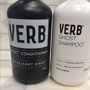 Ghost Shampoo and Conditioner Set - Black and White